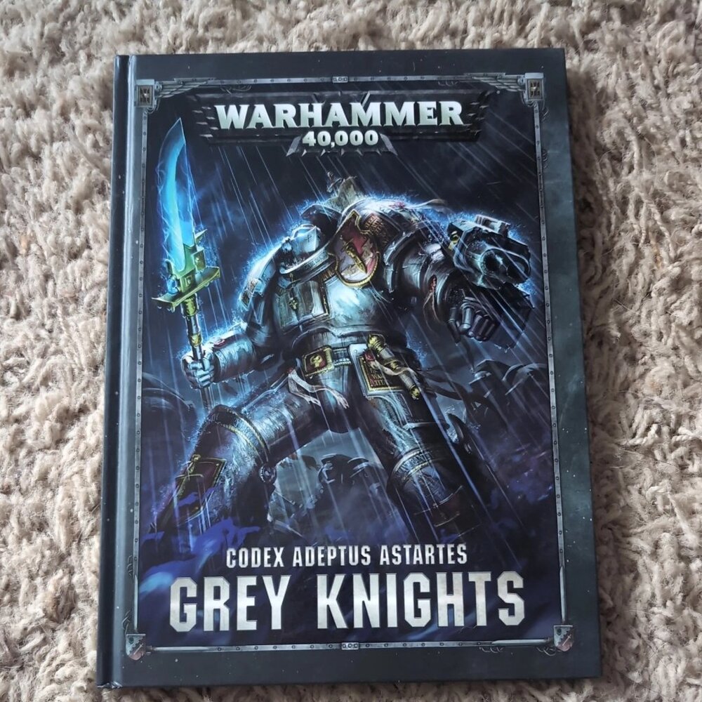 Warhammer 40,000 Codex Adeptus Astartes Grey Knights Hardback Book. NEW SEALED